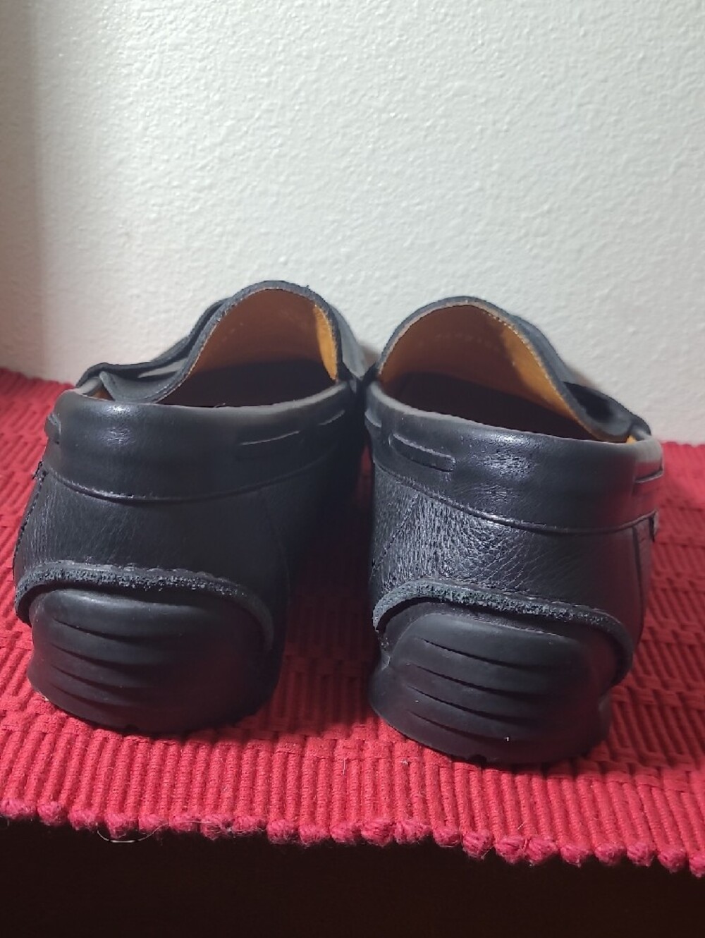 Mephisto Men’s Black Leather Penny Loafers - Picture 5 of 9